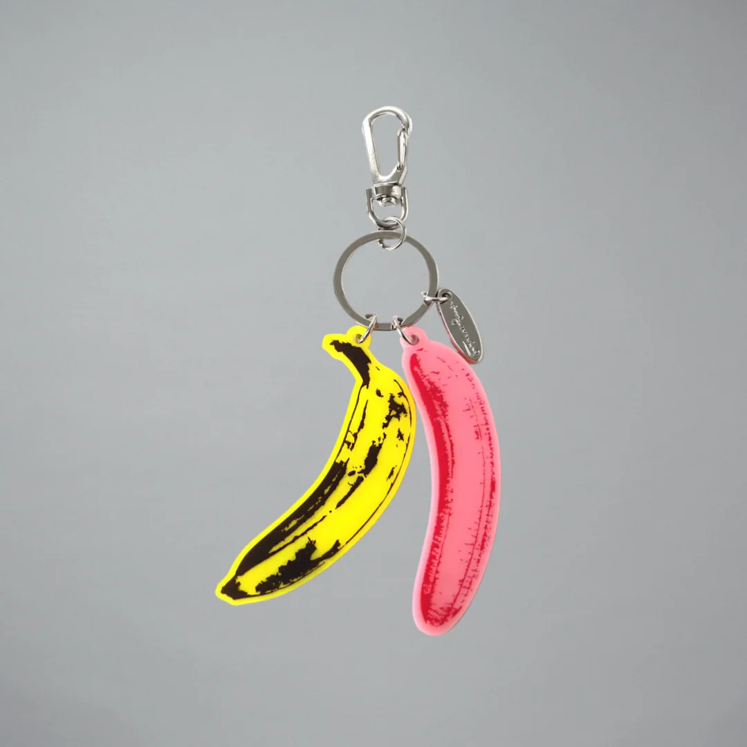 Andy Warhol Double Bananas Keychain