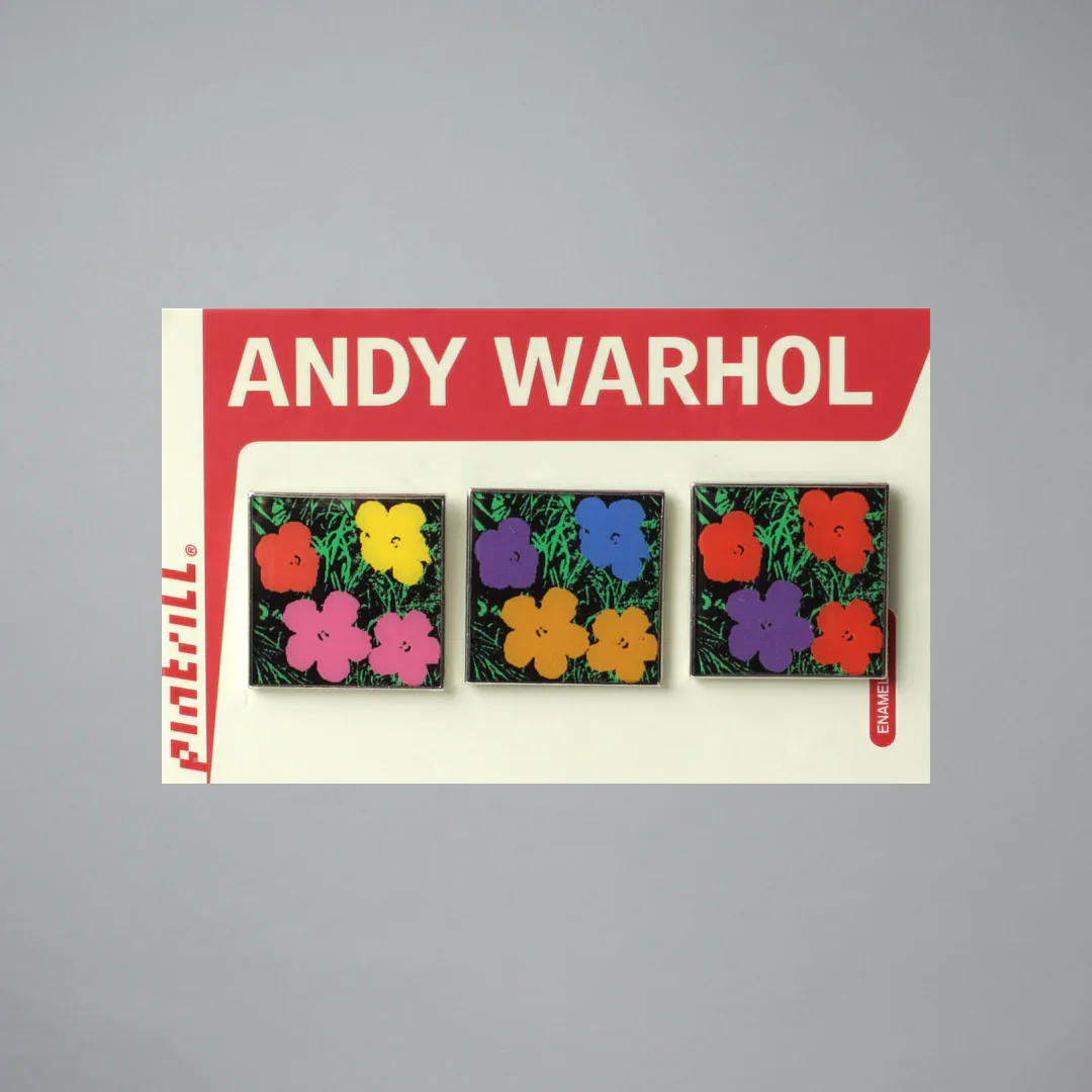 Andy Warhol Flowers Pin Set - Image 2