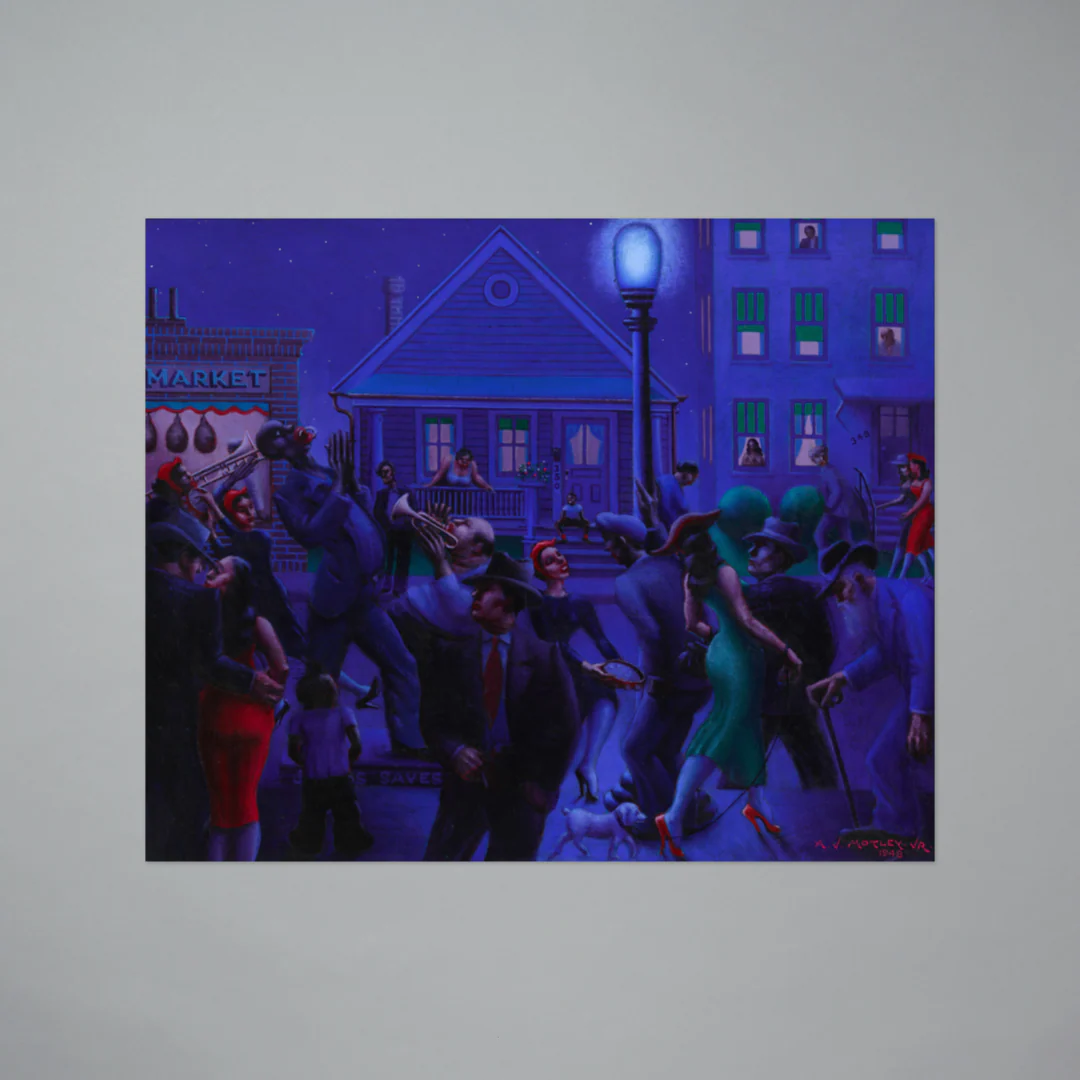 Archibald John Motley, Jr. "Gettin' Religion' Postcard