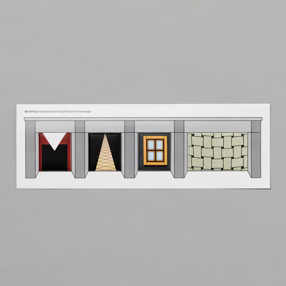 Artschwager Puffy Elevator Stickers