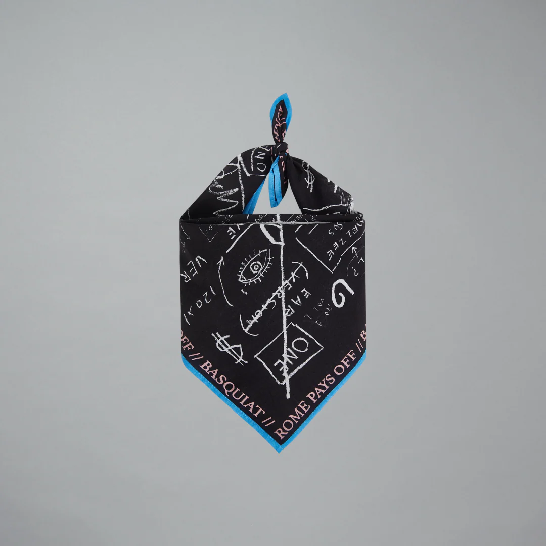 Basquiat "Beat Bop" Bandana - Image 2
