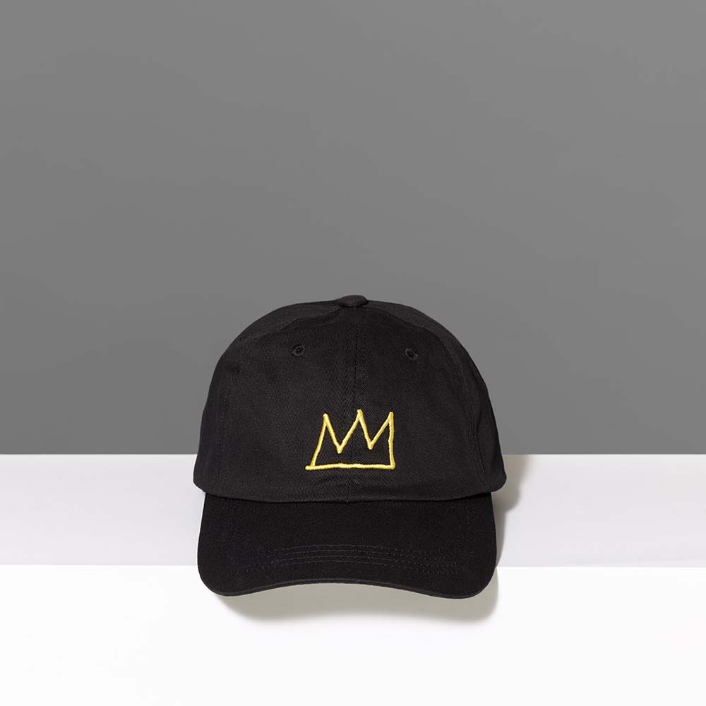 Basquiat Gold Crown Cap