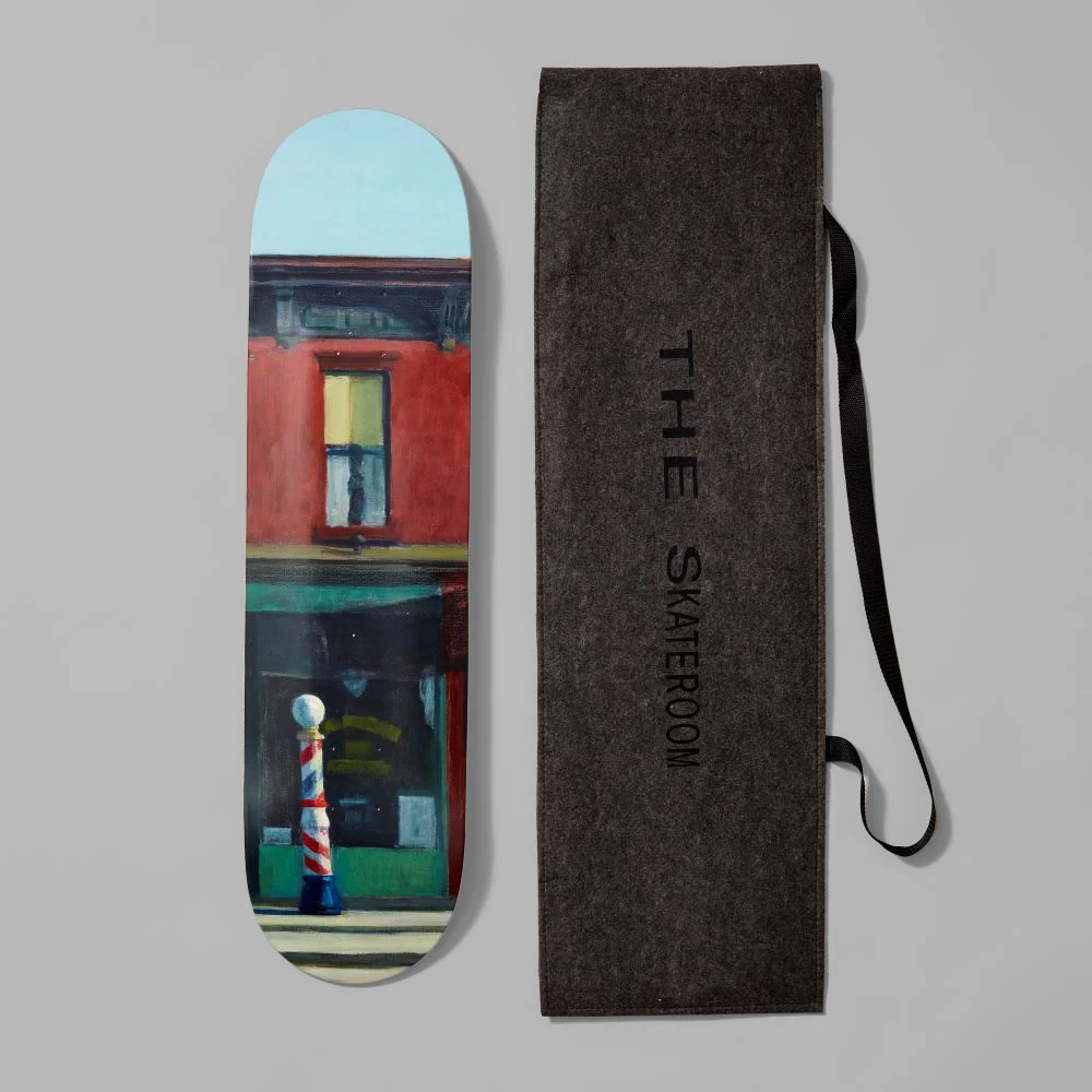Edward Hopper Early Sunday Morning Skate Deck - Image 3
