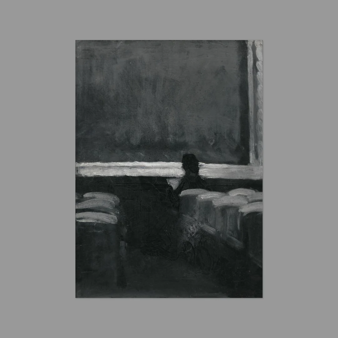 Edward Hopper "Solitary Figure in a Theater" Postcard