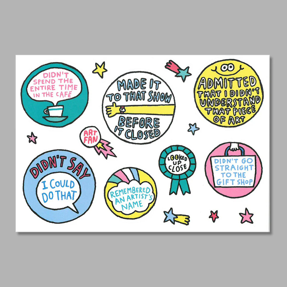 Gemma Correll Museum Reward Stickers