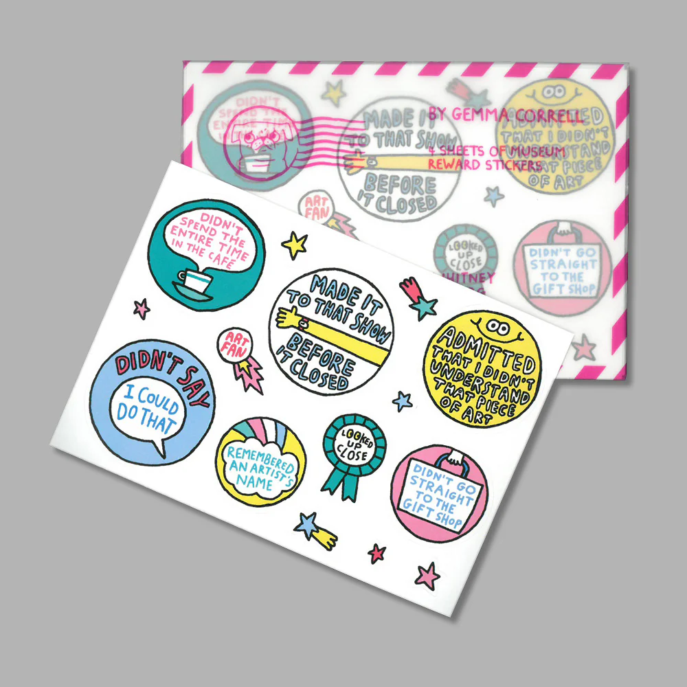 Gemma Correll Museum Reward Stickers - Image 2