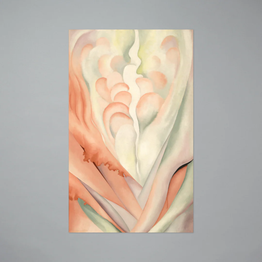Georgia O'Keeffe "Flower Abstraction" Postcard