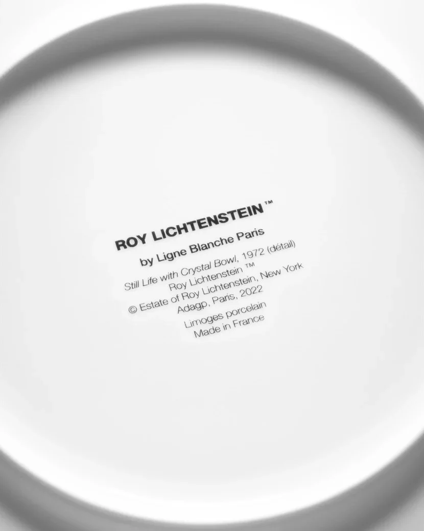 Roy Lichtenstein "Still Life with Crystal Bowl" Porcelain Plate - Image 2