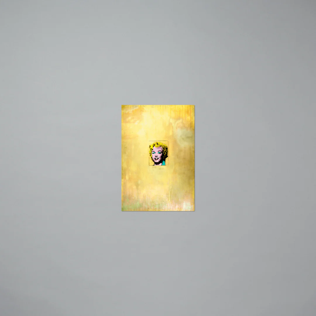 Warhol Gold Marilyn Sticker