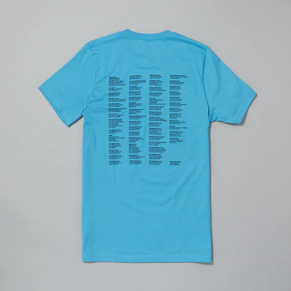 Whitney Biennial 2026 Blue T-shirt - Image 2