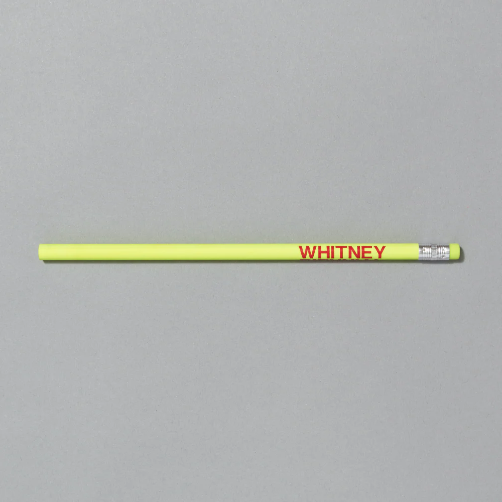 Whitney Biennial Yellow Pencil