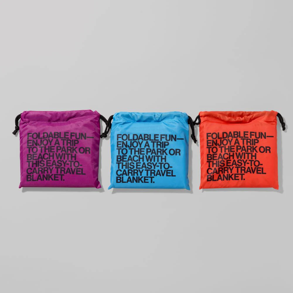 Whitney Travel Blanket with Pouch - Image 3